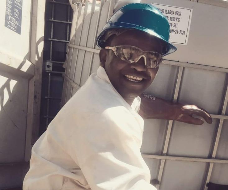 Portrait of Dr Tiandray Mandimby, PhD, Mineral Processing & Chemical Expert